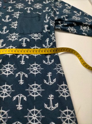 Pijama Muslher Hombre Algodón Azul Marino Talla L