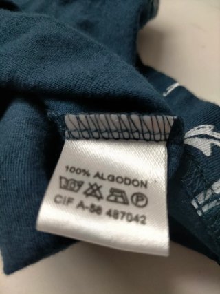 Pijama Muslher Hombre Algodón Azul Marino Talla L