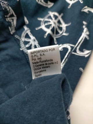 Pijama Muslher Hombre Algodón Azul Marino Talla L