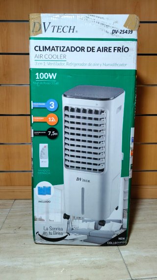 Climatizador DV TECH 12L 100W 3 Velocidades
