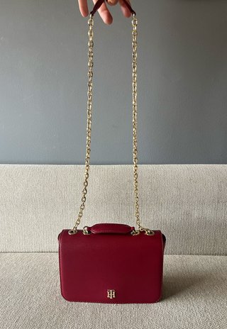 Bolso Hombro Tommy Hilfiger Rojo