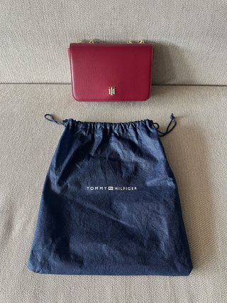 Bolso Hombro Tommy Hilfiger Rojo
