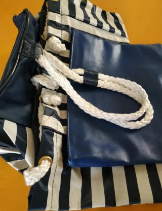 Sacca Bilbao + pochette stile vintage