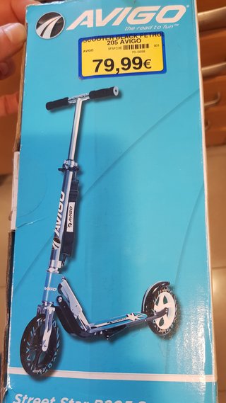 Patinete Avigo Plegable Azul