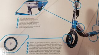 Patinete Avigo Plegable Azul