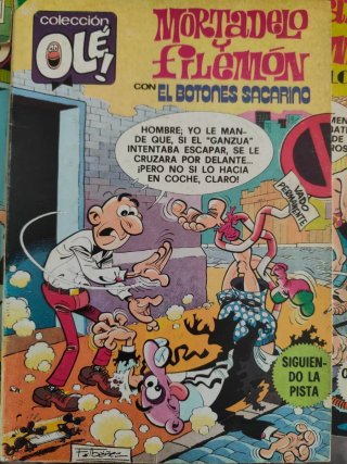 8 especiales olé Mortadelo y Filemón colección olé