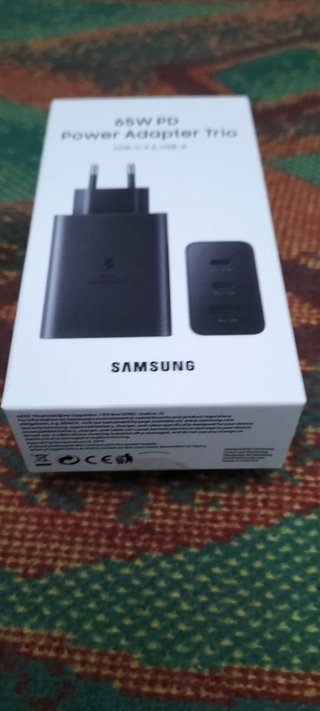 Cargador Samsung 65W PD Power Adapter Trio