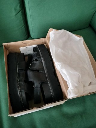 Sandalias Clarks negras piel mujer