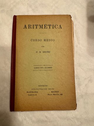 Libro Aritmética Curso Medio