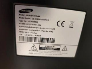 Televisión Samsung LED 40" UE40B6000VW (2010)