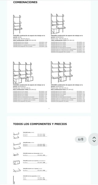 Estantería escritorio IKEA SVALNÄS bambú