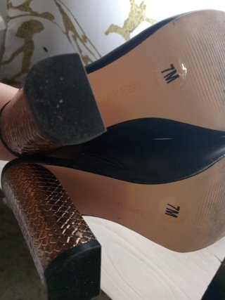 Zapatos tacón Calvin Klein fiesta negros
