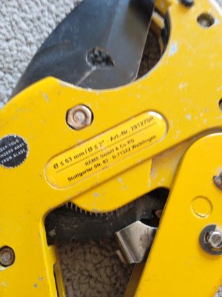 Tijeras Cortatubos PVC REMS ROS P63P