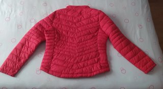 Cazadora acolchada roja talla M mujer