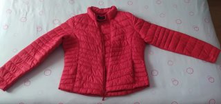 Cazadora acolchada roja talla M mujer