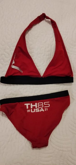 Bañador bikini rojo niña