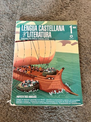 Libro de Lengua castellana y literatura 1 Bach
