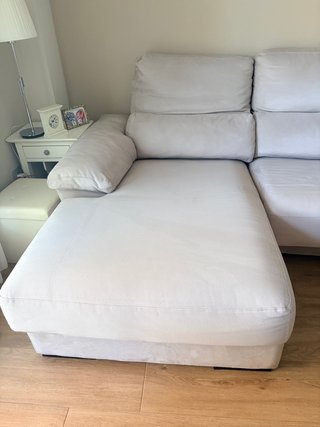 Sofá chaise longue 290cm con arcón