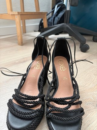 Sandalias cuña alta EXE Talla 40
