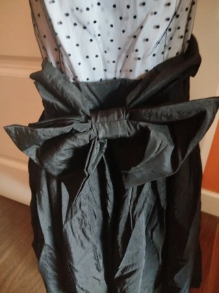Vestido de fiesta lunares talla 38