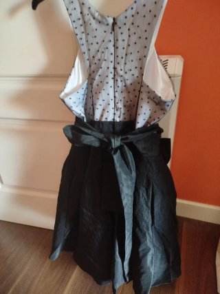 Vestido de fiesta lunares talla 38