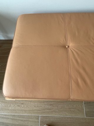Banco IKEA STOCKHOLM Piel/Madera Nuevo
