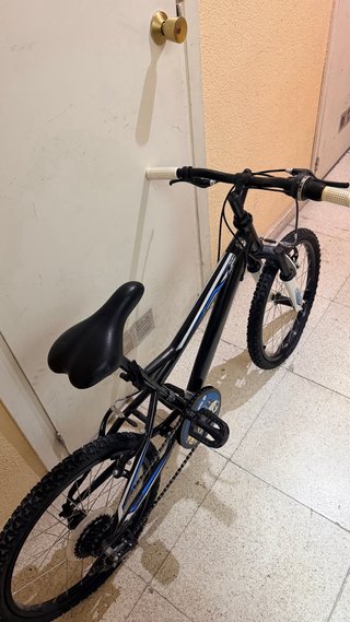 Bicicleta Negra y Azul