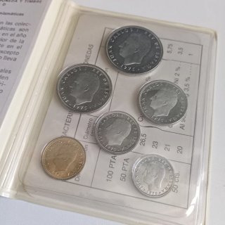 MONEDAS J.Carlos I 1975