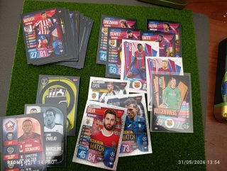 Colección Cartas Fútbol Topps Champions League