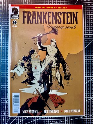 Lote 4 Comics USA Frankenstein Underground Mignola