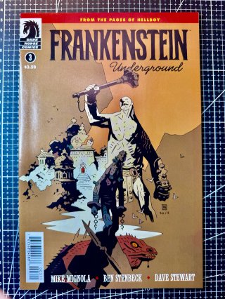 Lote 4 Comics USA Frankenstein Underground Mignola