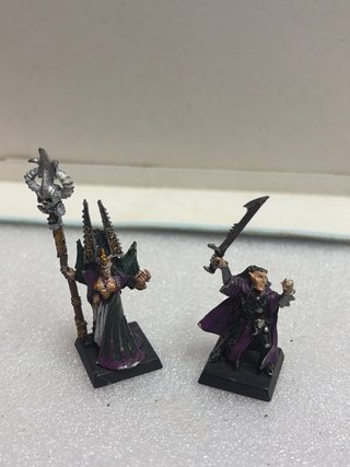 Elfos Oscuros Metal Warhammer 5 Figuras