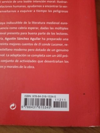 El Conde Lucanor N/c