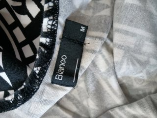 Vestido estampado geométrico talla M