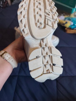Zapatillas Fila Mujer Talla 36 Blancas Rosas