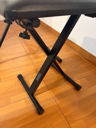 Soporte Piano y Banqueta Plegable