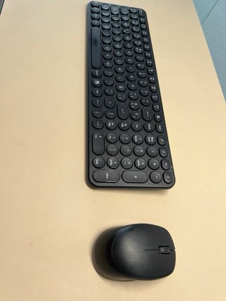 Set Teclado y Ratón Inalámbrico Negro