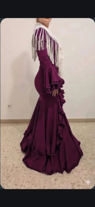 Traje de Flamenca Buganvilla TODAS LAS TALLAS.