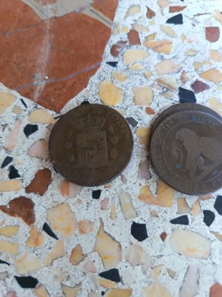 Moneda Antigua 1873 - 10 Céntimos