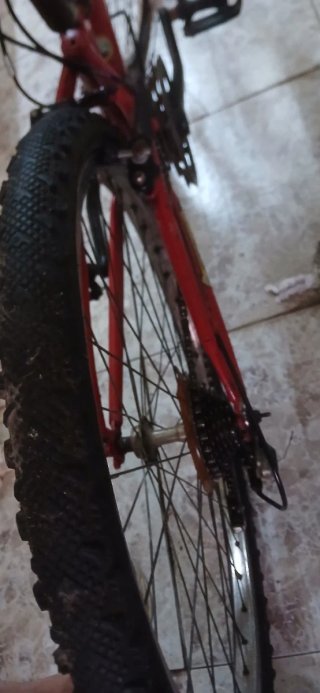 Bicicleta Montaña Roja 26