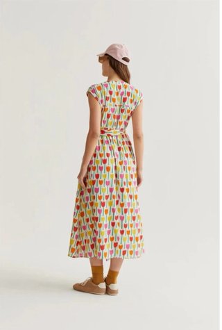 Vestido Compañía Fantástica Estampado Tulipan Tall