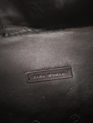 Bolso de mano Zara estampado