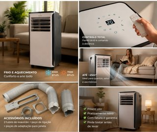 AC Portátil Cecotec ForceClima 9500 c/Garantia
