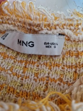 Chaqueta Tweed Mango Talla L