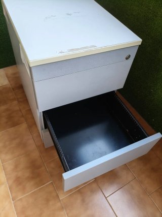Cajonera de oficina 3 cajones + llave