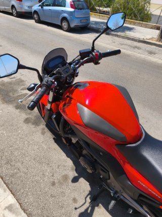 Honda NC750S Roja Moto Naked