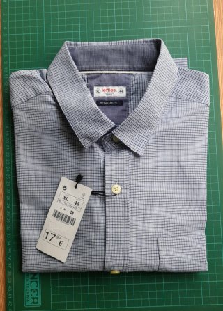 Camisa Lefties T-44 Algodón Azul XL