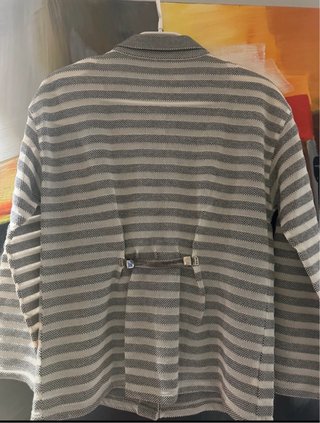 Escada Camisa Vintage 90s Mujer Rayas
