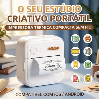 Mini Impressora Portátil Dolewa D8