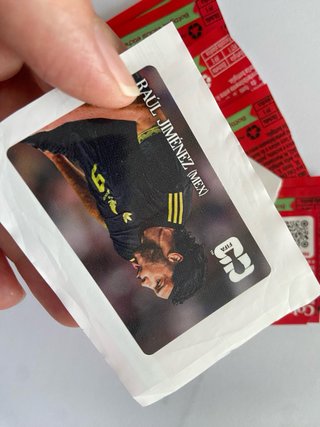 Cartas Coca-Cola Mundial Jogadores